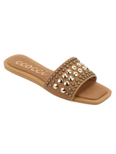 Studded Square Toe Sandal