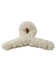 Solid Sherpa Claw Clip