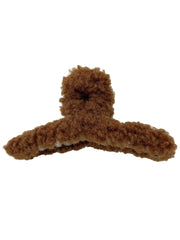 Solid Sherpa Claw Clip