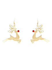 Rudolph Silhouette Acrylic Earrings