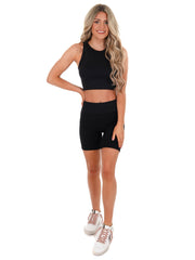 Much Love Jersey Highwaist Biker Shorts
