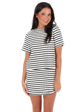 Sweetest Soul Stripe Mini Skirt Set
