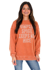 Pumpkin Spice Keeps Me Nice Sweatshirt