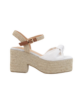 Knotted Chunky Platform Heel