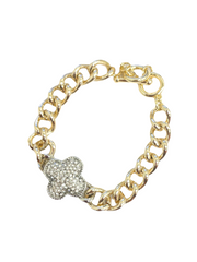 Clover Chunky Chain Bracelet