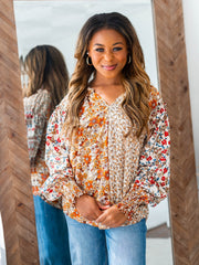 Win My Heart Print Top