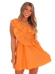 Better Place One Shoulder Mini Dress