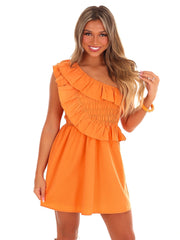 Better Place One Shoulder Mini Dress