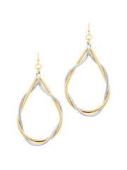 Chain Wrap Teardrop Earring