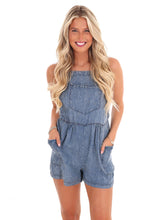 Another Crush Denim Romper