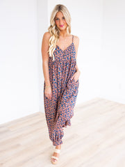 Mine All Mine Print Jumpsuit