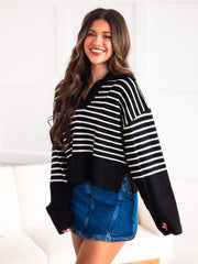 It Would Be You Striped Sweater