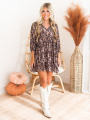 Time Will Tell Floral Mini Dress