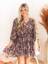 Time Will Tell Floral Mini Dress