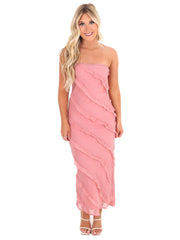 Cherish Me Ruffle Maxi Dress