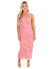 Cherish Me Ruffle Maxi Dress