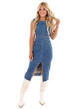 Total Vibe Denim Midi Dress