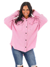 Chilly Days Waffle Knit Button Up Top