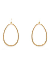 Organic Shaped Metal Earrings