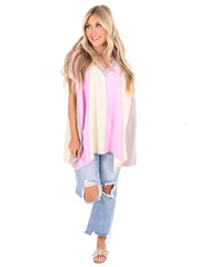 Everybody Talks Colorblock Top