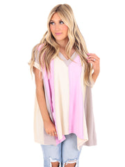 Everybody Talks Colorblock Top