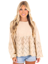 Need You Now Eyelet Babydoll Top