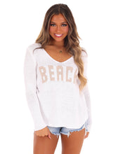 Beach Saying Lightweight Sweater
