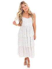 Better Ending Floral Midi Dress