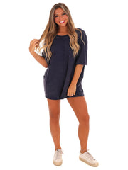 All Yours Washed Romper