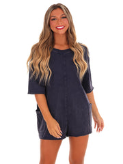 All Yours Washed Romper