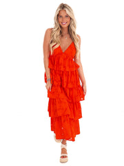 Choose Happiness Textured Midi Dress