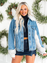 Warm With You Denim Puffer Jacket