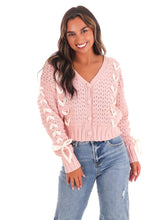 Ribbon Whimsy Sweater Cardigan