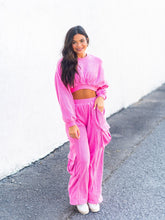 Eyes Closed Corduroy Two Piece Set