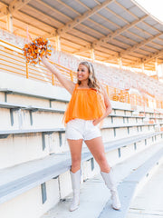 Running Through the T Mesh Tank Top