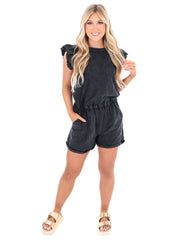 Not Alone French Terry Romper
