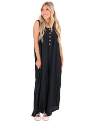 This City Textured Wide Leg Jumpsuit