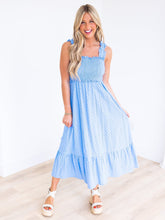 I Wonder Eyelet Maxi Dress