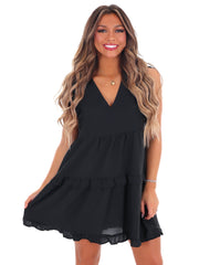 Just Like Heaven Ruffle Dress