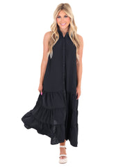Take Me Back Halter Maxi Dress