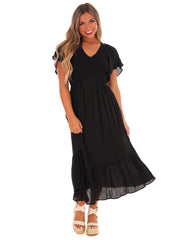 Ocean Whisper Maxi Dress