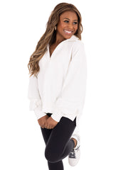 Better Together Collared Sweatshirt