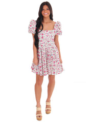 Stick With Me Floral Mini Dress