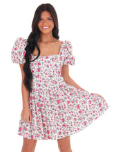 Stick With Me Floral Mini Dress