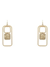 Shape Metal Dangle Earring