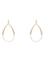 Two Tone Teardrop Earrings