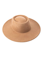 Step By Step Tan Wool Hat