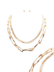 Chunky Chain Layered Necklace