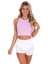 Understand You Chevron Highneck Crop Top