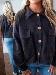 Sweet Beginnings Cropped Shacket